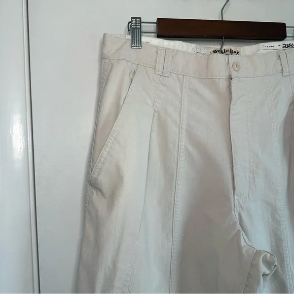 Vintage Bugle Boy Patch Work Limited Edition Khaki Trousers. Size 34L. - Picture 8 of 9